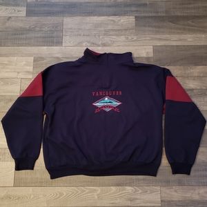 Vintage Vancouver Canada Half-Zip Sweatshirt